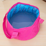 Portable Outdoor Travel Foldable Folding Camping Washbasin Basin Bucket Bowl Sink Washing Bag Foot Bath Water Bucket 15L