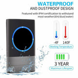 Wireless Doorbell Outdoor Smart Sonnette Waterproof Button with 1 Receiver Wireless Call Bell US Plug 160For