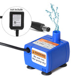 Mini Pet drinking Fountain Pump AC12V water Pump fit for Dog cat drinking water Replacement ultra-quiet electric water dispenser
