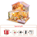 Big Doll House Furniture Miniature Building Kits Diy Dollhouse Kit Roombox Villa Garden Wood Houses Toy For Children Adult Gifts
