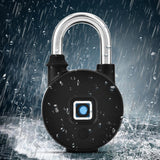 Smart Fingerprint Anti-Theft Security Lock Keyless Padlock Outdoor Waterproof Padlock Lock