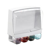 Large Toothbrush Holder Free Punch Mouthwash Holder Storage Set