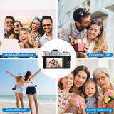 Digital Camera 48MP 4K Full HD Digital Video Camera With 3.0 Inch Folding Screen
