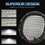 4x4 Truck Offroad 7Inch 300W Offroad LED Work Light Bar 105W 4WD ATV UTV SUV Round Spotlight Vehicle Car Work Lamp for 4WD