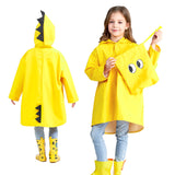 Hot Sale Cute Dinosaur Raincoat Waterproof Children Kids Rain Jacket Boys Girls Rain Coat Outdoor Trench Poncho Student Rainwear