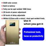 10600mAh Portable Spot-Welding Machine with Welding Pens OLED Display 20 Gears Delay Adjustable DIY Spot-Welding Set