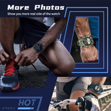 Smart Watch Fitness Tracker Full Touch Screen Heart Rate Monitoring Water Resistant Wireless Sport Smartwatch