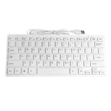 USB Wired Mini Slim Multimedia External Keyboard For Notebook Laptop PC Computer