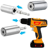 Universal Torque Wrench  Magic Spanner Grip Multi Function Universal Ratchet Socket 7-19mm Power Drill Adapter Hand Tools