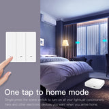 Bluetooth Gateway+3 Gang Switch Wall Light Bluetooth Switch TUYA APP Remote Voice Control Work for Alexa Google Home