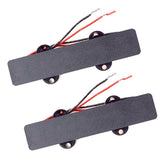 2pcs Black 4 String JB Jazz Bass Pickup Neck&amp;Bridge for Electric Bass Parts