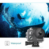 AKASO V50 Elite 4K/60fps Touch Screen WiFi Action Camera Voice Control EIS 40m Waterproof Camera Sports Camera with Helmet