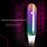 Ultrasonic Ion Deep Cleaning Skin Scrubber Peeling Shovel Facial Pore Cleaner Blackhead Remover Face Lifting USB Rechargeable