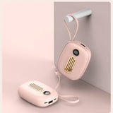 Hand Warmer 10000 MAh USB Power Bank Electric Portable Pocket Hand Warmer Digital Display Multi-Function Pocket Cloth Bag