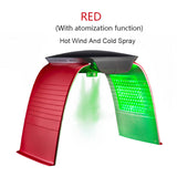 7 Colors Electric Skin Rejuvenation Acne Treatment Hot Wind And Cold Spray Phototherapy Spectrometer PDT/LED Facial Skin Care