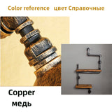Retro bookshelf American room multi function wall storage wall shelf iron solid wood partition water pipe shelves bathroom rocks