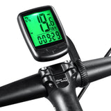 Wireless Bike Computer Bicycle Speedometer Waterproof Cycling Computer w Speed Sensor LED Backlight Auto Wake-up cyclocomputer