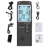 Portable Digital Voice Recorder Voice Activated Digital Sound Audio Recorder Recording Dictaphone MP3 Player