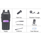 Baofeng UV-82 8W Walkie Talkie 10 KM Ham Radio VHF UHF Amador Walky Talky Boafeng UV 82 UV82 Waki Taki Earpiece UV-5R UV-9R Plus