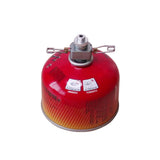 Gas Refill Adapter with Refilling Valve Exhaust Valve Canister Shifter Gas Canister Convertor Gas Saver Plus