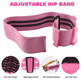 Home Fitness Loop Pilates Hip Circle Resistance Bands Anti Slip Booty Elastic Training Rubber Cotton Workout Yoga Belt Exercise