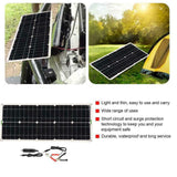 18v Solar Panel Kit 100W Solar Power Generator Grid System Power 2A Home System Solar Power