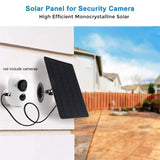Camera Solar Panel IP67 Waterproof 10W Monocrystalline Solar Powered Charger for IP Security WiFi Camera Street Light