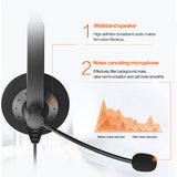 3.5mm T28 Call Center Service Headphone Telephone Traffic Earphone Customer Communication 330 Degrees Computer Headset