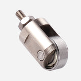 Bike Rim Tester Roller Contact Point for Dial Indicator Roller Depth Gauge Tool 10mm Diameter M2.5 Thread Wheel