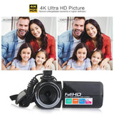 HD Camcorder Home Video Camera With 18x Digital Zoom 24MP Pixels Night Vision Outdoor Sport Vlog Portable Digital DV Camera