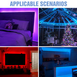 RGB 2835 LED Light Strip 12V Ribbon LED Lamp Tape RGB Flexible Lamps 5M 10M 15M 20M TV BackLight For bedroom Wall Decor Lighting