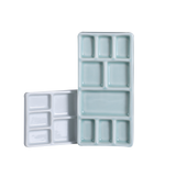 Ceramic multi-grid palette watercolor gouache pigment palette porcelain plate Jingdezhen color palette pigment plate