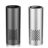 Uvc Car Ionizer Ozone Air Purifier Hepa Filter Aluminium Alloy Touch Control Ionizer Purifier USB Negative Ion Air Freshener