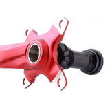 New MTB Bicycle Hollow Bottom Bracket Axis BB Cycling Aluminum Alloy Bike Waterproof BSA 68/73mm Crank Set Axis Parts