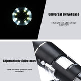 Multifunctional Digital Microscope 1600X High Definition USB Micro Scope Camera ALI88