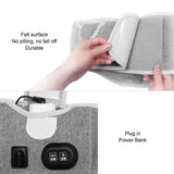 Heated Waist Belt Pain Relief Hot Compress Electric Lumbar Massage Belt 220V Vibration Waist Massage Belt Felt surface