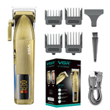 All Metal Electric Hair Clippers For Men Professional Rechargeable Beard Hair Trimmer Cordless Barber Hair Cutting Machine