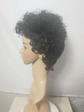 Wig women small curly hair wig chemical fiber headgear