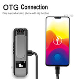 Motion Detection Mini Secret Digital Audio Voice Video Recorder Back Clip HD 1080P Camera Body Camcorder With Display Screen