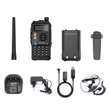 2PCS BaoFeng UV-S9 Plus 10W Dual Band Two-Way Radio (136-174MHz VHF &amp; 400-520MHz UHF) Support USB Charging Walkie Talkie