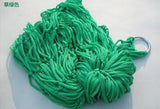 Portable Nylon Mesh Hammock Outdoor Sleeping Bed for Travel Camping Blue Green Red Hanging Folding Patio Swing Chair Furniture