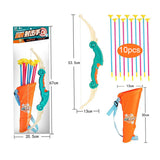 Child Boy Shooting Simulation Bow and Arrow Set Toy Parent-child Interaction Outdoor Role Playing Birthday Gift Archery Toy