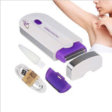 2022 Professional Painless Hair Removal Kit Laser Touch Epilator USB Rechargeable Women Body Face Leg Hand Shaver Hair Remover