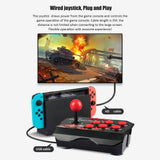 4-in-1 USB Wired Game Joystick Retro Arcade Station TURBO Games Console Rocker Fighting Controller for PS3/Switch/PC/Android TV