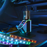 Universal USB Car Charger Adapter Cigarette Lighter 150W PD3.0 QC3.0 30W Phone Charger Super Fast Charger For iPhone Samsung