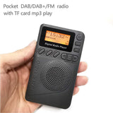 Pocket DAB/FM+ Digital Radio FM LCD Display Good Sound Speaker Portable Mini Radio Receiver EU Use