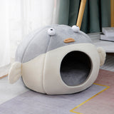 Sweet Cat Bed Warm Cat Nesk Round Pets Sleeping Cave Kitten Beds And Houses Soft Kitten Lounger Cushion Cat's Accessories