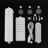 Pulling Rope Curtain Motor Rechargeable Curtain Motor Intelligent Home Office Hotel Pull Bead Curtain Motor Curtain Motor
