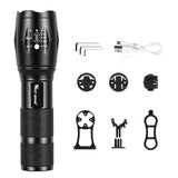WEST BIKING Telescopic Bicycle Light Bracket Set Practical Outdoor Cycling Bicycle Light Set Low Strong Brust Lighting Modes
