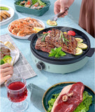 220V Multi Cooker Household Electric Cooking Pot Hot Pot Portable Electric Boiling Pot Electric Wok